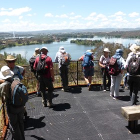 Black Mountain Bushland Nature Walk lookout, 30 November 2017