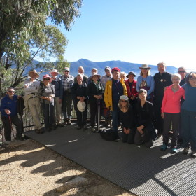 Friday Walkers at Gibraltar Peak lookout, 26 May 2017