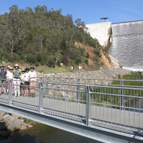 below the Cotter Dam, 17 December 2017