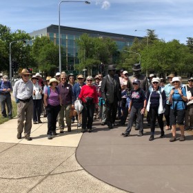 Walk with John Curtin and Ben Chifley, 9 November 2018