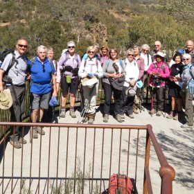 Beside the Murrumbidgee with walkers from Boroondara Bushwalkers, 10 October 2019