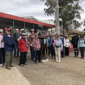 La Perouse Statue at Red Hill, 24 May 2019