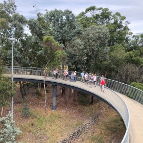 Bridge over Belconnen Way, 26 January 2021