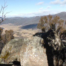 Ridge of Stone looking into Orroral Valley LW, 19 July 2022