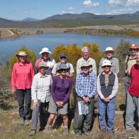 overlooking Cotter Reservoir, 17 August 2015